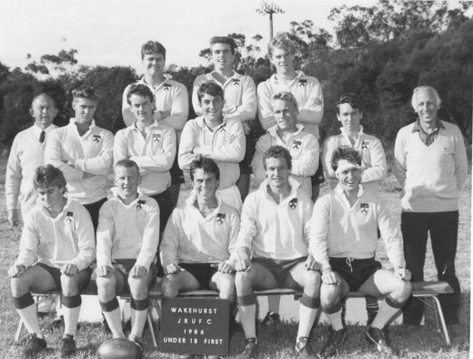 1986 Under 18’s Firsts