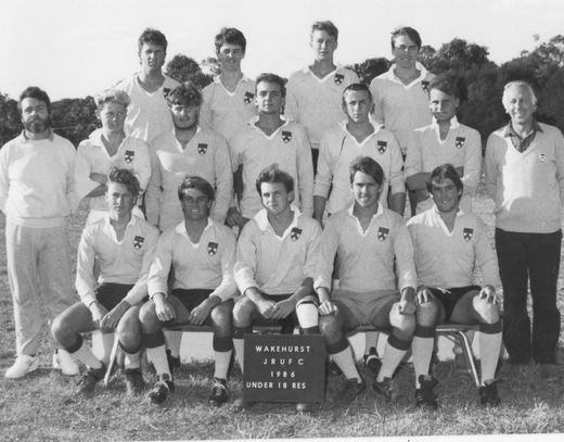 1986 Under 18’s Res